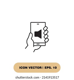 Voice icons  symbol vector elements for infographic web