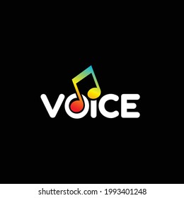 Voice-Logo-kreatives Design für Marke oder Veranstaltung und andere Werbung