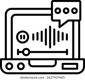Correo de voz Nuevo Vector de diseño de iconos creativos