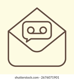 Voice Mail trendy artwork design nützlich kreative vektor Illustration perfekt bunt hintergrund.eps