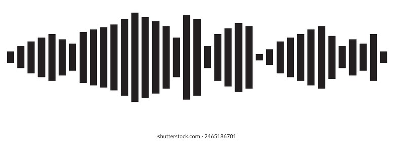 Voice message, audio chat interface and record play bubble, vector messenger playback. Voice message icon of microphone button and sound wave of recording listen