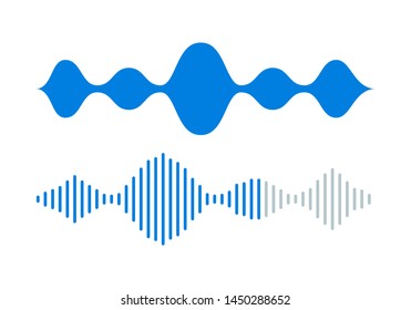 Voice message chart, icon design. vector flat design illustration. web design. 