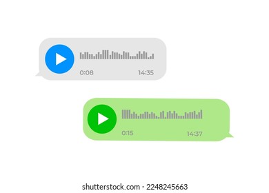 Icono de chat de mensajes de voz.Sms de voz en fondo blanco. Concepto de medios sociales
Ilustración vectorial 10 eps