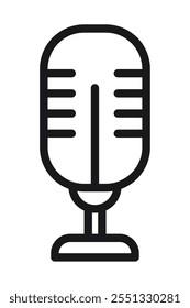 voice message contact icon line style