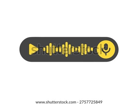 voice message flat icon color vector, isolated
Vector flat icon, isolated on white background