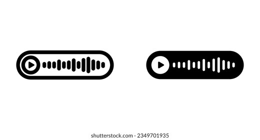 Voice Message icon. sign for mobile concept and web design. vector illustration