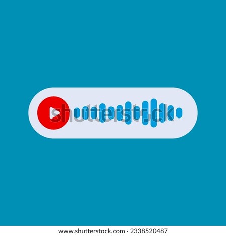 Voice Message icon. sign for mobile concept and web design. vector illustration