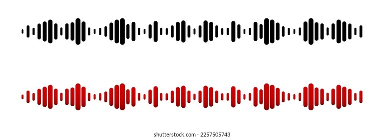 Voice message line icon. Track, mike, mouthpiece, transmitter, voice recorder, sound track, song, voice message. Speech concept. Vector line icon on white background