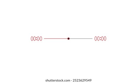 Voice message playback user interface illustration on white background.