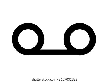 voice message record icon vector with trendy design