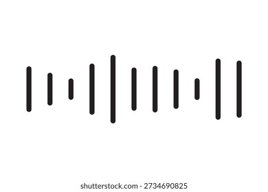 Mensagem de voz. Conjunto de ícones de onda sonora . Ícone de ondas de áudio, mensagem de voz e conjunto de ícones de representação de som, ondas de som de música, sinal de ondas de som .