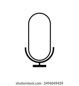 voice microphone icon vector symbol