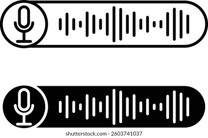 Voice Note. Message Gadget Icon