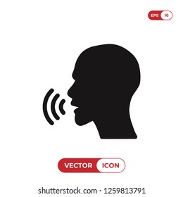 Voice recognition icon