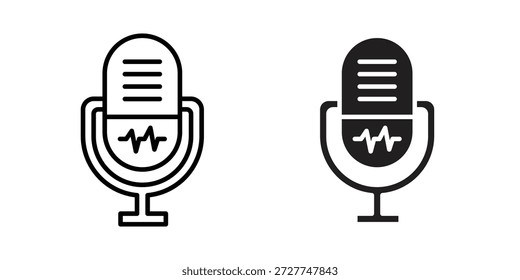 Concepto de icono de reconocimiento de voz. píxel perfecto icono de interfaz de usuario lineal.