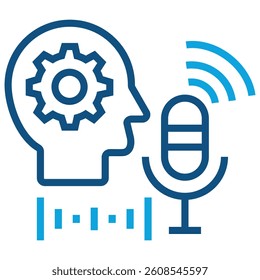 Voice Recognition Icon Element For Design