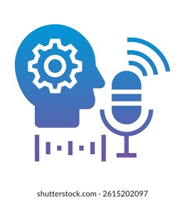 Voice Recognition Icon Element For Design