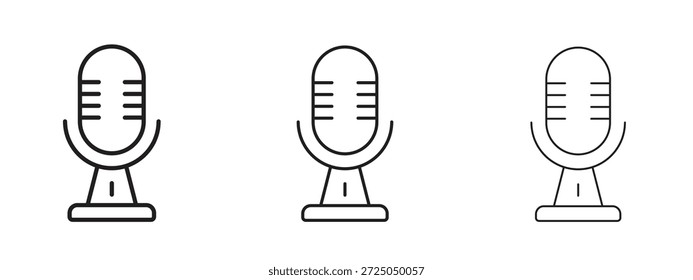 Icono de reconocimiento de voz. Ilustración vectorial de estilo minimalista dibujado a mano