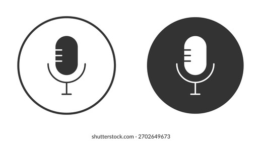 Icono de reconocimiento de voz Plantilla de ilustración de diseño de logotipo. Estilo sólido