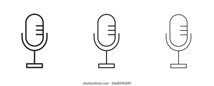 Icono de reconocimiento de voz para Elementos de Sitio web o App, logotipo. Gráficos de Vector de píxeles