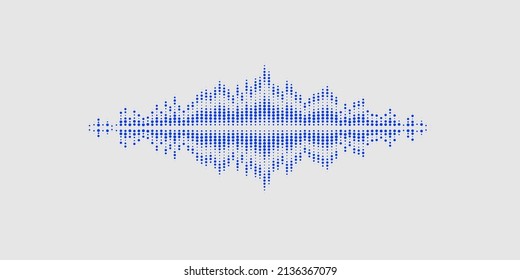 Voice recognition system. The illustration depicts a sound wave.