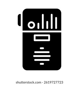 Voice Recorder Icon Element For Design