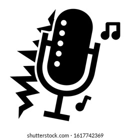 voice recorder icon isolated sign symbol vector illustration - high quality black style vector icons
