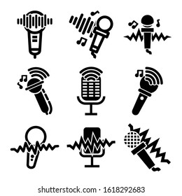 voice recorder icon isolated sign symbol vector illustration - Collection of high quality black style vector icons
