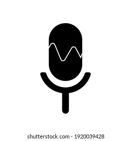 diseño vectorial de iconos de grabadora de voz