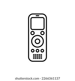Icono de grabadora de voz en vector. Logotipo