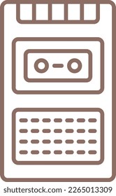 Voice Recorder vector icon. Can be used for printing, mobile and web applications.