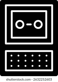 Icono de Vector de grabadora de voz. Se puede utilizar para aplicaciones de impresión, móviles y de Web.
