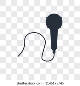 Voice recorder vector icon isolated on transparent background, Voice recorder logo concept