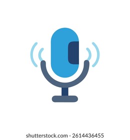 Voice Recording Icon for Audio Applications