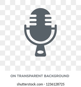 Voice recording icon. Voice recording design concept from  collection. Simple element vector illustration on transparent background.