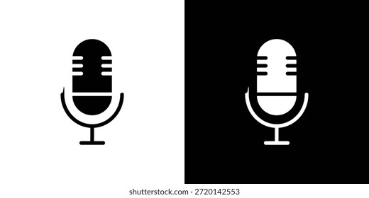 Conjunto de iconos de grabación de voz Diseño de Vector para concepto y Diseño web móvil.