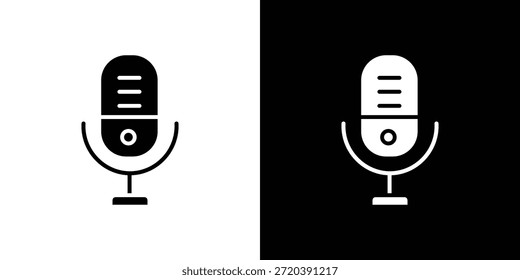 Icono de grabación de voz Vector elemento de diseño Vector eps 10