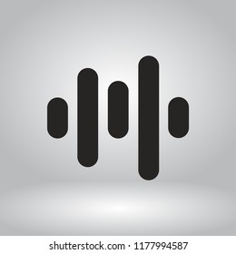 voice recording vector icon 10 eps