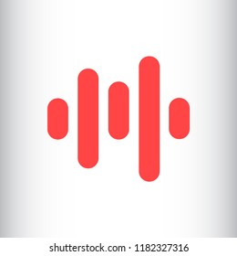 voice recording vector icon 10 eps