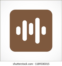 voice recording vector icon 10 eps