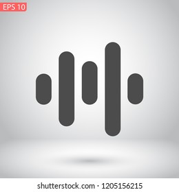 voice recording vector icon 10 eps