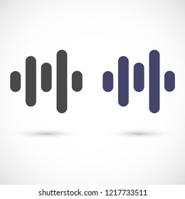 voice recording vector icon 10 eps