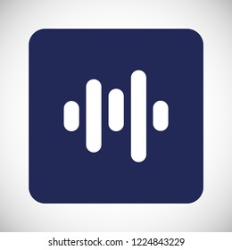 voice recording vector icon 10 eps