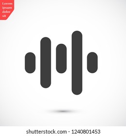 voice recording vector icon 10 eps
