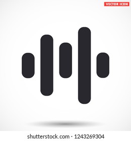 voice recording vector icon 10 eps