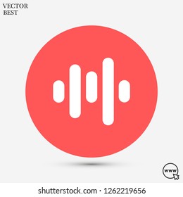 voice recording vector icon 10 eps