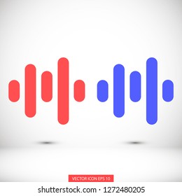 voice recording vector icon 10 eps
