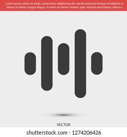 voice recording vector icon 10 eps