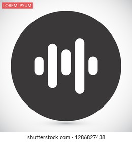 voice recording vector icon 10 eps