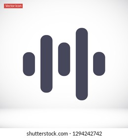 voice recording vector icon 10 eps
